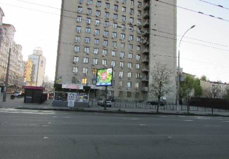 Видеоборд A в Киеве, 2.32x3.14  Антоновича вул. (Горького)., 51 - Физкультуры ул., (на перекрестке, "Мегамаркет") - 341097 фото 1