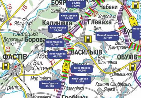 Non-Standard  in Kyiv, 3x18  Trasa M-05, Kiiv-Odesa, 42,200 scheme