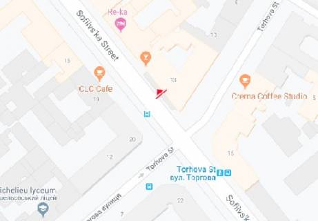 Сiтiлайт A у Одесі, 1.8x1.2  Софіївська вул. - Торгова вул., В місто, A схема