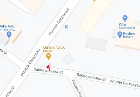 Бэклайт A в Киеве, 2.3x3.14  Загорівська вул. (Багговутівська)., 17/21 (BackLit) схема