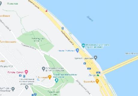 Нестандарт  в Киеве Набережное шоссе 2 схема