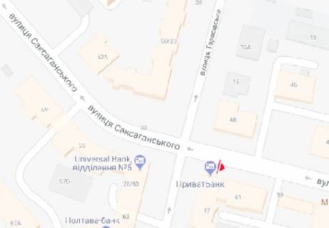 Скроллер A в Киеве Саксаганского ул., 61 - 317936 схема