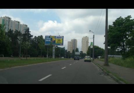 Билборд A в Киеве, 3x6  Навои Алишера пр., к Воскресенський (Перова б-р) проспект (на разделителе) фото 1