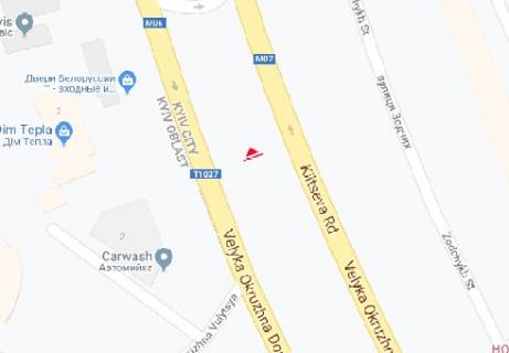 Бэклайт B в Киеве, 8x4  Велика Окружна дорога (на розподілювачі) схема