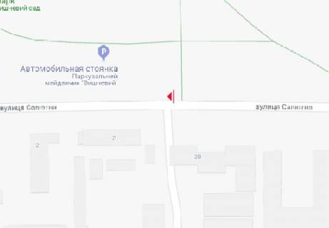 Билборд B в Киеве, 3x6  Салютна вул., 2 схема