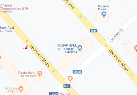 Бэклайт B в Чернигове Миру просп., 44 схема