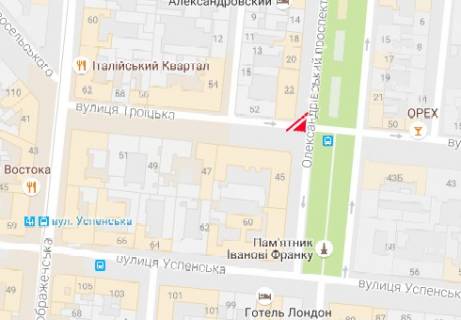 Scrolller, Scroll A in Odessa Troickaa st., 52 - 320382 scheme