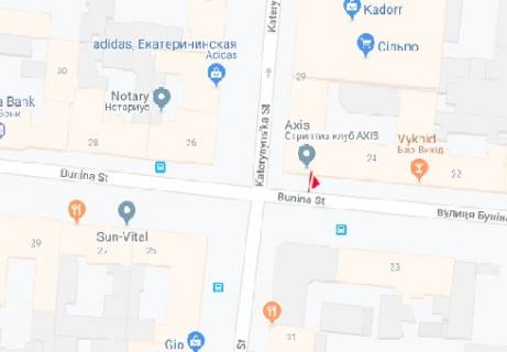 Сiтiлайт B у Одесі Строкатої Ніни вул. (Буніна)., 24 B схема