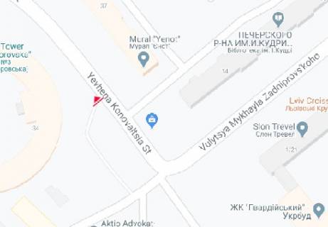 Скроллер A в Киеве, 2.3x3.14  Євгена Коновальця вул., 34 - 238143 схема