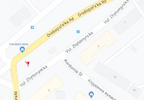 Билборд B в Одессе, 3x6  Овідіопольська дорога, 6 - Ріхтера Святослава вул. (Щорса) схема