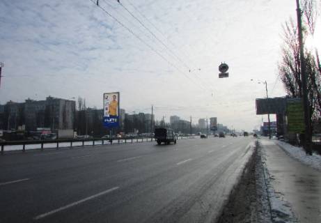 Бэклайт A в Киеве Кільцева дорога - Тулузи вул. (розподілювач, навпроти "Борщагівський ринок", рух в напрямку до просп. Берестейський (Перемоги).) фото 1