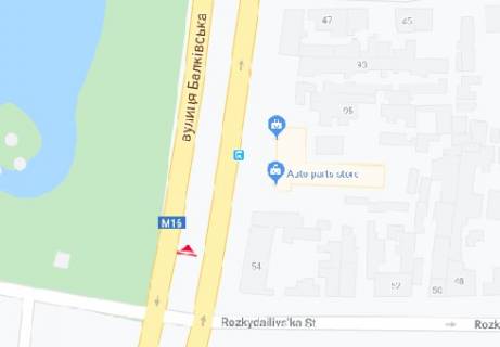 Призма B в Одессе, 3x6  Балковская ул., 99 - Раскидайловская ул. - 62300 схема
