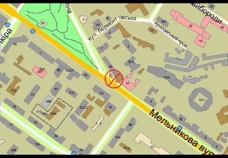 Scrolller, Scroll A in Kyiv, 2.32x3.14  Il'enko Uria st., 18 - Gercena st. (svetofor) - 340330 scheme