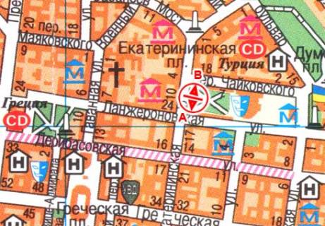 Backlight A in Odessa Ekaterinins'ka st., 7 scheme