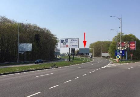 Билборд A в Борисполе Бориспільське шосе (М-03), виїзд із алеї, Бориспіль-аеропорт, в напрямку Києва (розподілювач) фото 1