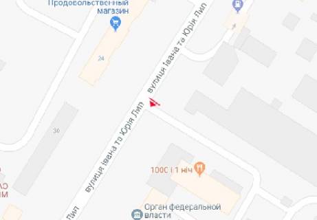 Билборд A в Одессе, 3x6  Івана та Юрія Лип вул. (Гайдара вул.), 13а схема