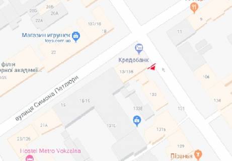 Скроллер A в Киеве Саксаганского ул., 135/13 - 317957 схема