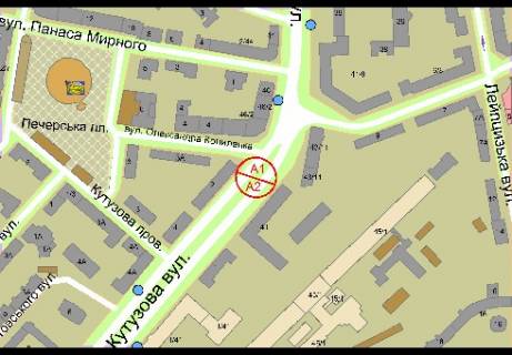 Scrolller, Scroll  in Kyiv, 1.86x1.27   Generala Almazova st., 2 (razdelitel'), ot Lesi Ukrainki pl. - 302664 scheme