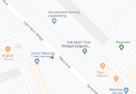 Билборд B в Николаеве, 3x6  Миру просп., 21 схема