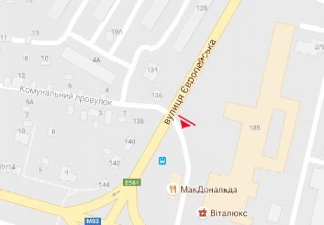 Призматрон, Призма A у Полтаві Полтава Европейская ул., 183 - 238449 схема