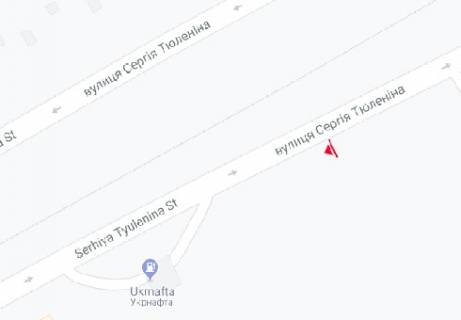Билборд A в Запорожье, 3x6  Величара (Тюленіна) вул., 11б схема
