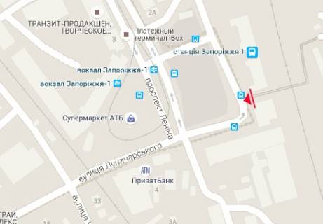 Призма A в Запорожье, 3x6  Запорізький залізничний вокзал, пішохідний перехід - 480732 схема