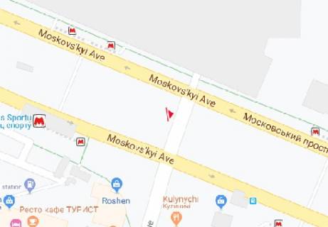 Призма A в Харькове Московский пр. - Петра Григоренка пр. - 320862 схема