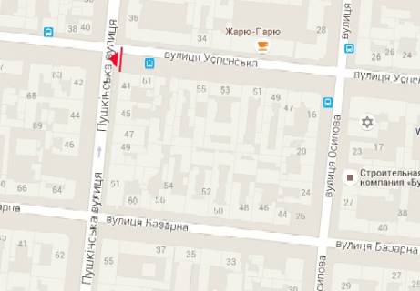 Scrolller, Scroll A in Odessa Uspenskaa st. - Puskinskaa st., 41 - 320294 scheme