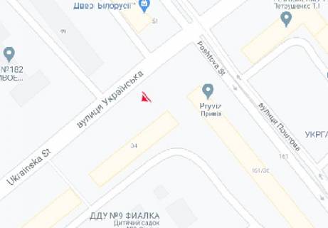 Призма A в Запорожье, 3x6  Українська вул., 34 - 480765 схема