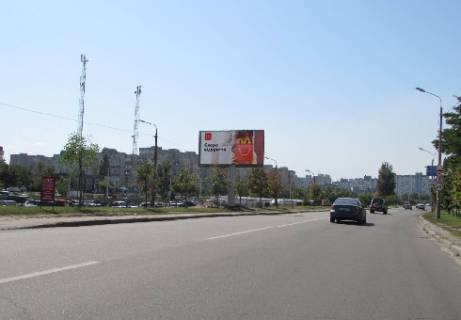 Билборд B в Киеве, 3x6  Оноре де Бальзака ул., 55В, 100 м после ТЦ "РайОN" и Лаврухина Николая ул., слева фото 1