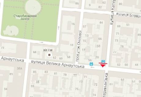 Скроллер  в Одессе Екатерининская ул.,70 - Б. Арнаутская ул. - 320353 схема