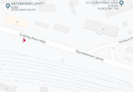 Білборд, Бігборд (Борд)  B у Києві, 3x6  Залізничне шосе, 47 схема