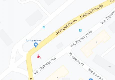 Билборд A в Одессе, 3x6  Овідіопольська дорога, 6 - Ріхтера Святослава вул. (Щорса) схема