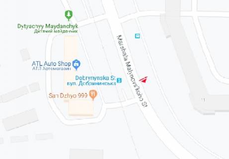 Билборд A в Киеве, 3x6  Героїв полку «Азов» вул. (Маршала Малиновського)., 11 схема