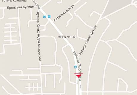 Билборд B в Запорожье, 3x6  Перемоги вул., 133 - Гагаріна вул. схема
