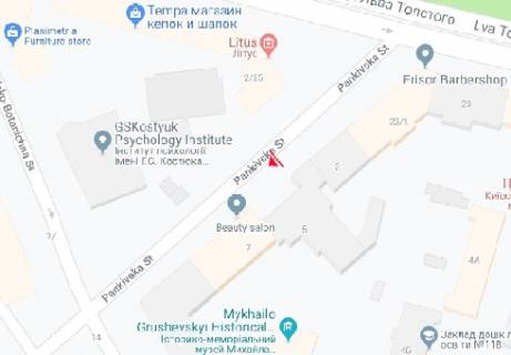 Бэклайт A в Киеве Паньківська вул., 3 схема