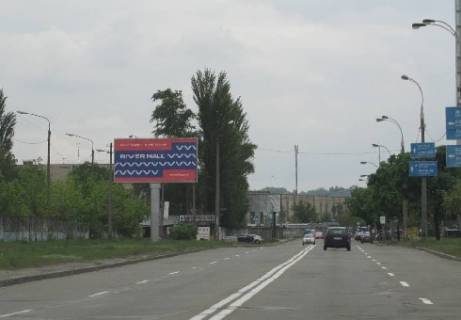 Билборд B в Киеве, 3x6  Березняковская ул., 19А (озеро Тельбин) фото 1