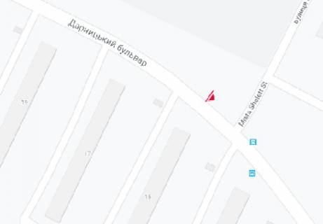 Билборд A в Киеве, 3x6  Дарницький бульв., 15 схема