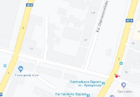 Билборд A в Одессе, 3x6  Чорноморського Козацтва вул., 90 схема