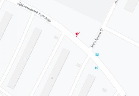 Билборд B в Киеве, 3x6  Дарницький бульв., 15 схема