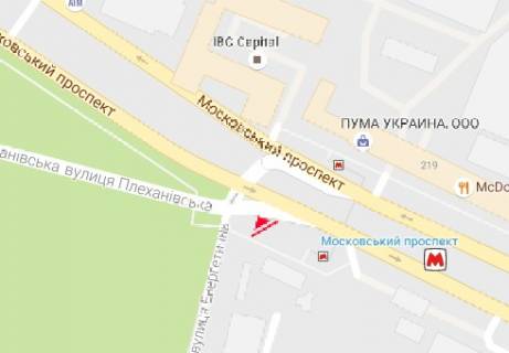 Призматрон, Призма A у Харкові Московский пр. - Энергетическая ул. - 320858 схема