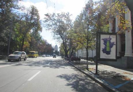 Ситилайт A в Киеве, 1.86x1.27   Князів Острозьких вул. (Московська)., 40в (возле Музея украинской диаспоры) фото 1