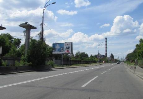 Билборд B в Киеве, 3x6  Электриков ул., 24 (напротив остановка ж/д "Станция Оболонь") фото 1