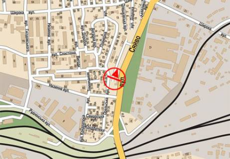Билборд A в Львове, 3x6  Сяйво ул., 21 схема