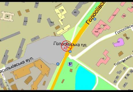 Video Billboard A in Kyiv, 3x6  Goloseevskaa pl., na razdelitele, (m. Goloseevskaa) - 340206 scheme