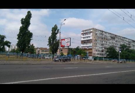 Білборд, Бігборд (Борд)  B у Києві Воскресенський (Перова б-р) проспект, 42 (навпроти) Фото 1
