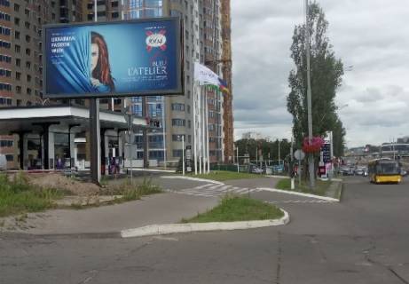 Бэклайт B в Киеве, 3x6  Броварской пр., 100м от просп. Георгія Нарбута (Визволителів). (АЗС "SOCAR") фото 1