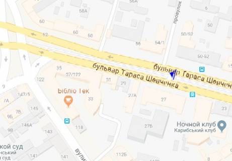 Ситилайт  в Киеве Шевченко б-р. схема