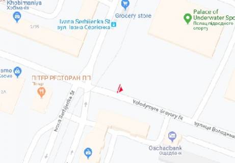 Билборд A в Киеве, 3x6  Пластова вул. (Сергієнка Івана). - Володимира Сосюри вул., 3/2 схема