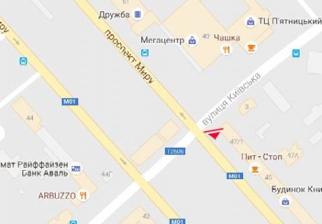 Scrolller, Scroll A in Chernihiv, 2.32x3.14  Mira av. - Kievskaa st. - 110134 scheme